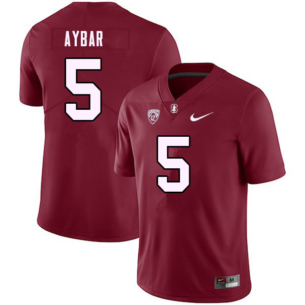 Men #5 Wilfredo Aybar Stanford Cardinal College 2023 Football Stitched Jerseys Sale-Cardinal